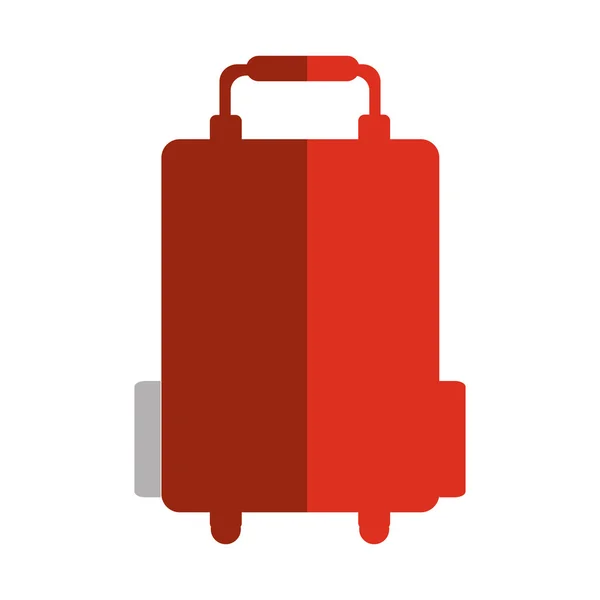 Koffer mit Rädersymbol — Stockvektor