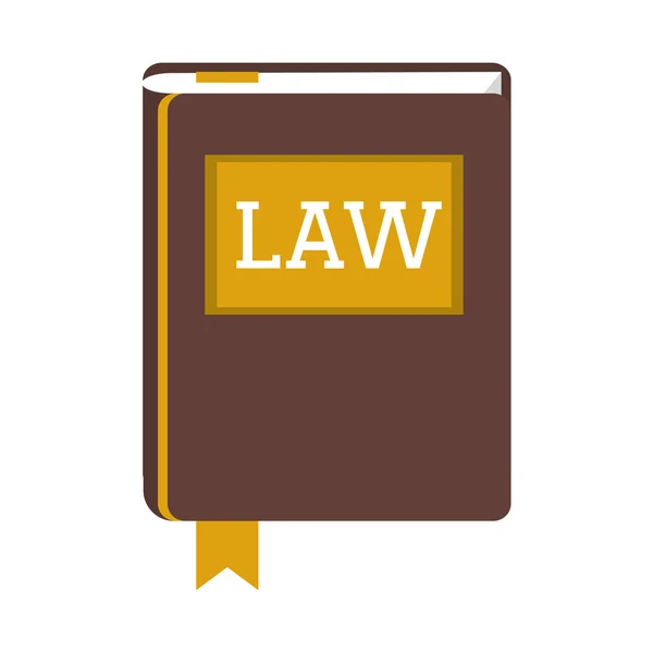 Gesetzesbuch-Ikone — Stockvektor