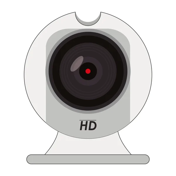 HD webcam pictogram — Stockvector