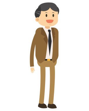 mutlu işadamı simgesi