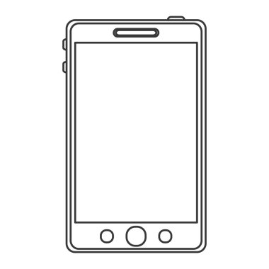 Modern cep telefonu simgesi