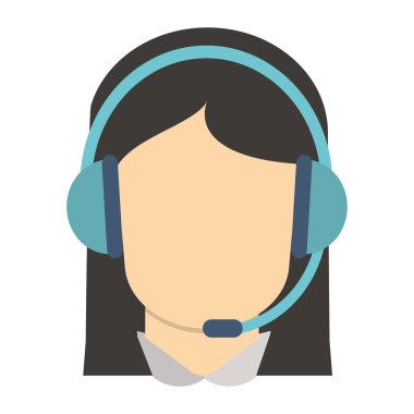 kulaklık simgesi olan kadın kişi