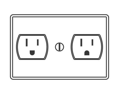 güç çıkışı simgesi