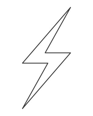 Yıldırım ray simgesi