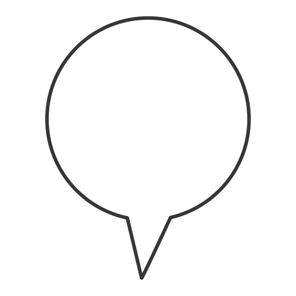 Bulle de conversation icône — Image vectorielle