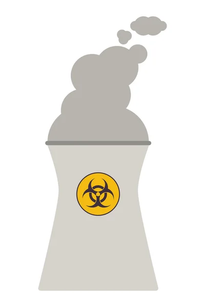 Icona del camino nucleare — Vettoriale Stock