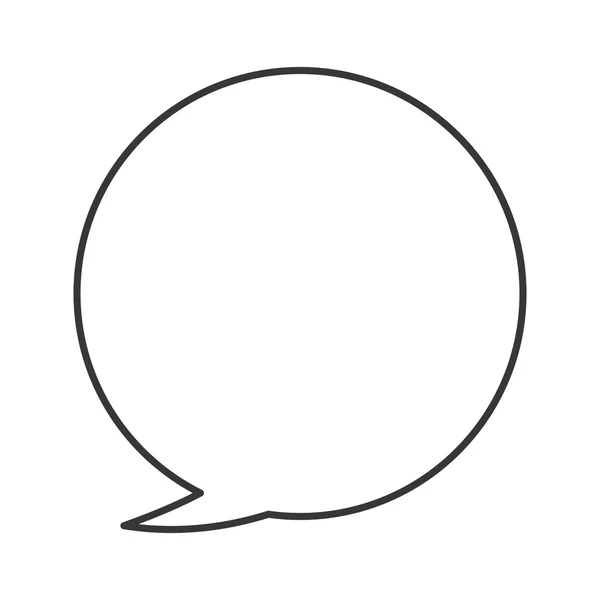 Conversation bubble icon — Stock Vector