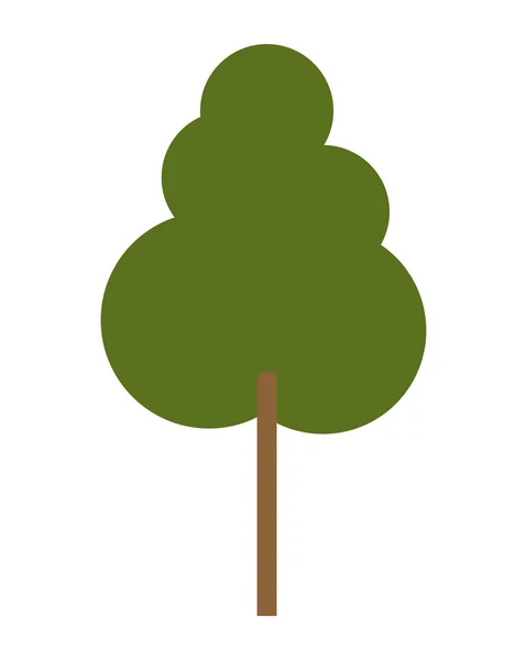 Single tree icon — Stock Vector