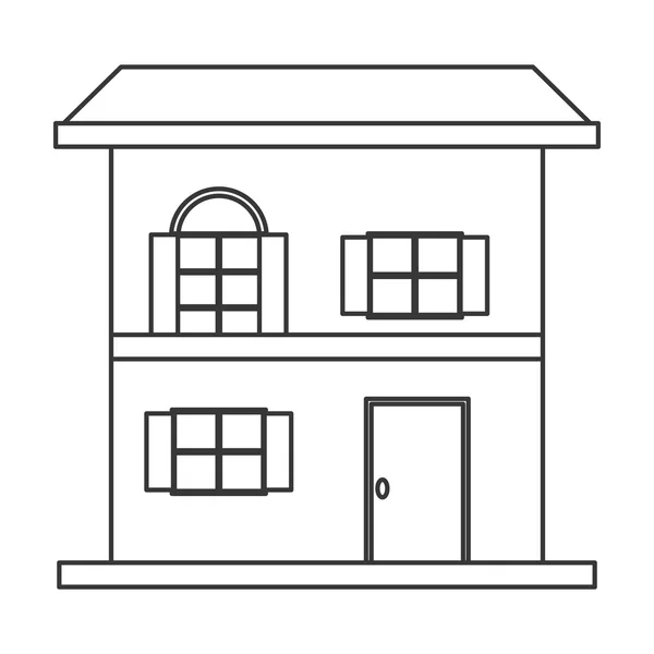 Mały dom ikona — Wektor stockowy