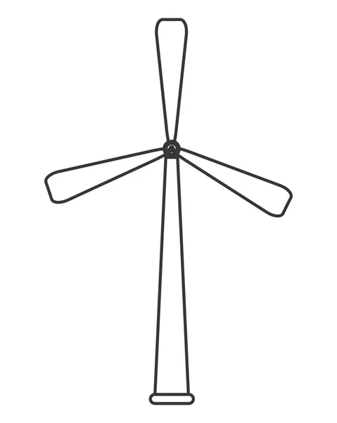 Icône éolienne — Image vectorielle