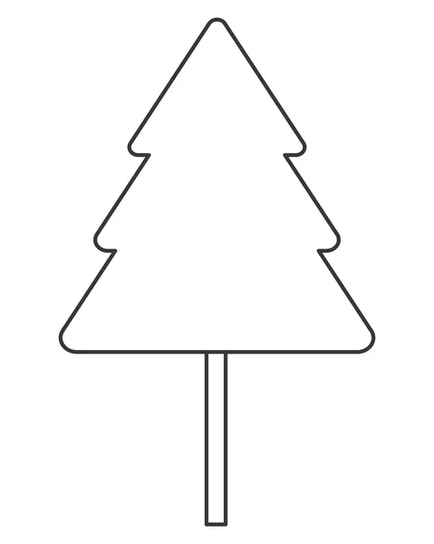 Ein-Baum-Symbol — Stockvektor