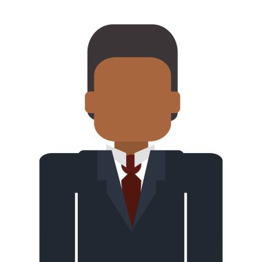 meçhul işadamı dikey simgesi