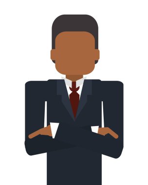 meçhul işadamı dikey simgesi