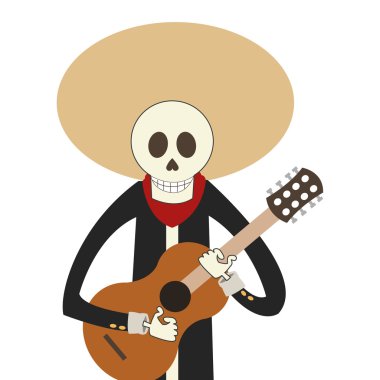 iskelet mariachi simgesi