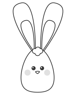 Paskalya tavşanı yumurta simgesiyle