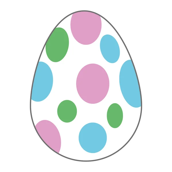 Icono de huevo de Pascua — Vector de stock