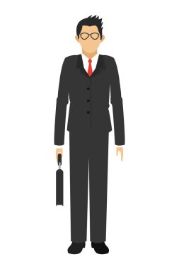 iş adamı ayakta simgesi