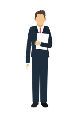 iş adamı ayakta simgesi