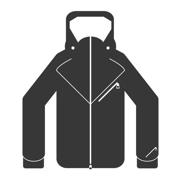 Icono de chaqueta de invierno — Vector de stock