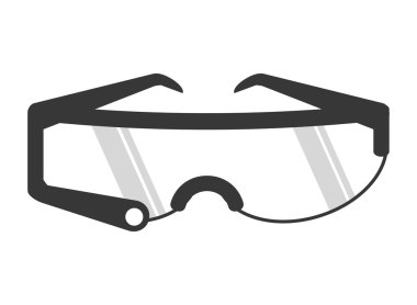 Modern gözlük simgesi