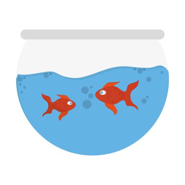 Japon balığı simgesi ile tank