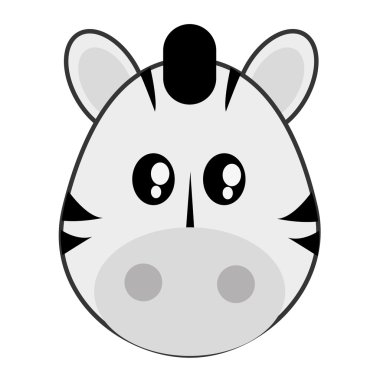 şirin zebra çizgi film simgesi