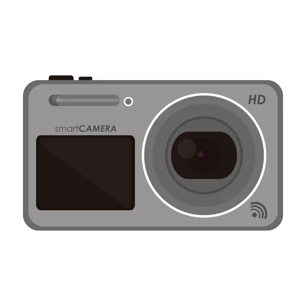 Digital photographic camera icon — Stock Vector