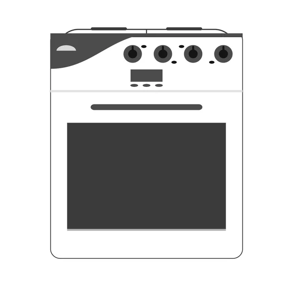 Icône four cuisinière — Image vectorielle