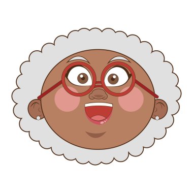 esmer kadın kıdemli simgesi