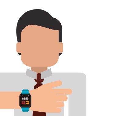 Akıllı Saat simgesi kullanan kişi