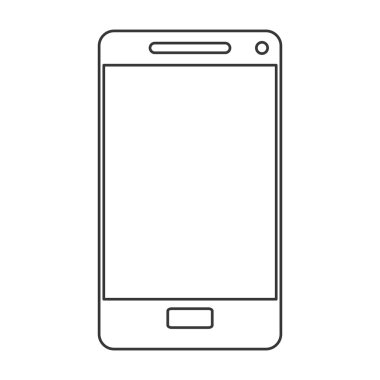 Modern cep telefonu simgesi