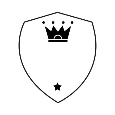 taç ve yıldız simgesiyle kalkan