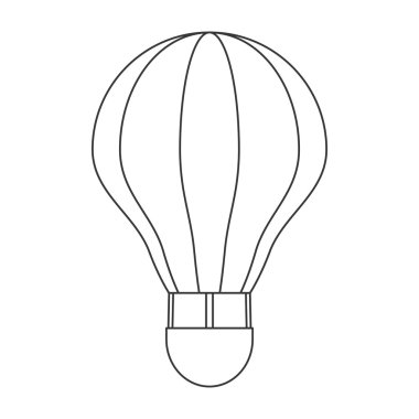 Sıcak hava balonu simgesi