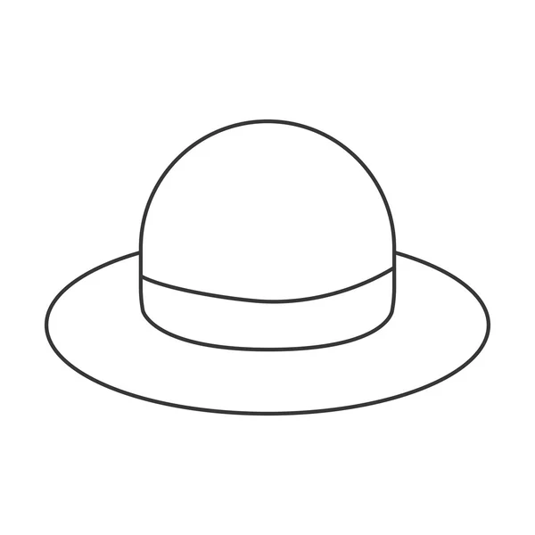 Ikona kapelusz retro — Wektor stockowy