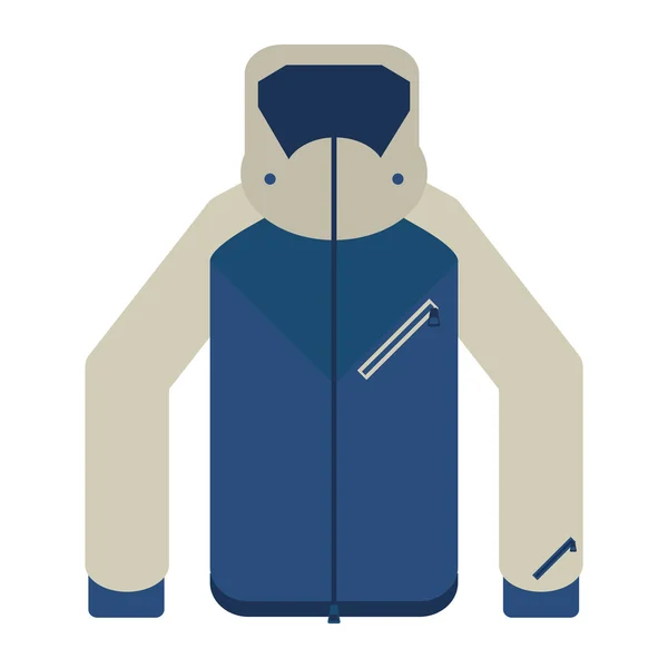 Icono de chaqueta de invierno — Vector de stock