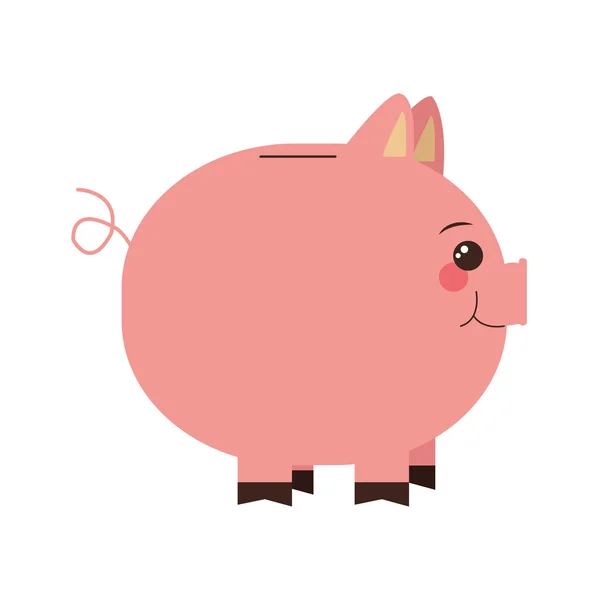 Sparschwein-Symbol — Stockvektor