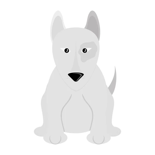 Милий значок мультфільму собаки — стоковий вектор