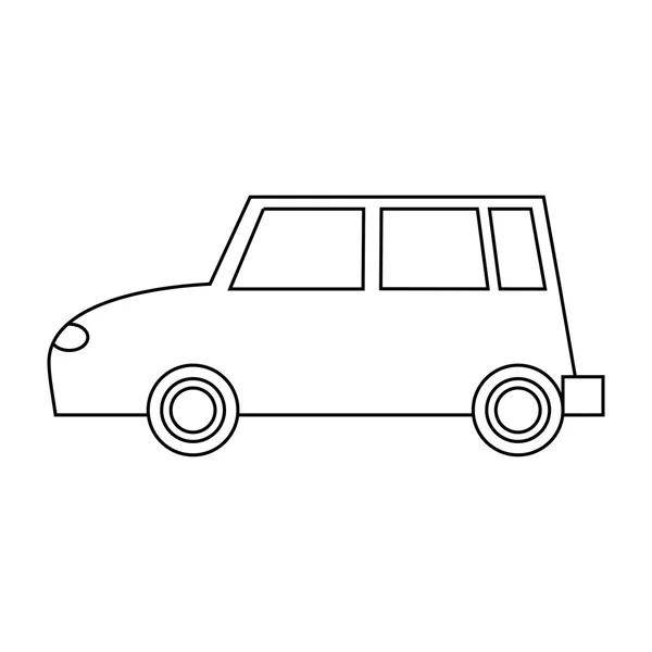 Icono de coche simple — Archivo Imágenes Vectoriales