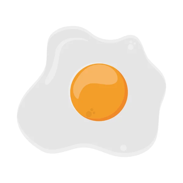 Pojedyncze jajo smażone — Wektor stockowy