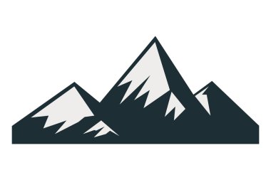 karlı dağlar simgesi