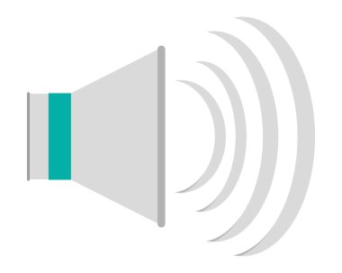 Tek hoparlör simgesi