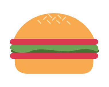 Tek hamburger simgesi