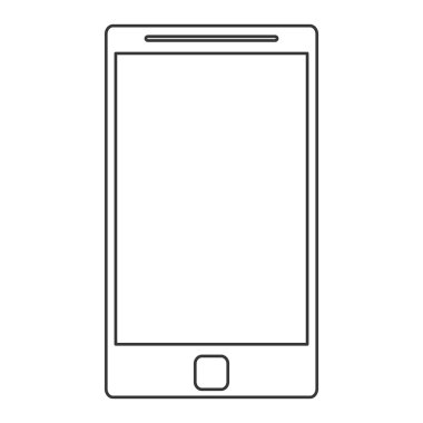 Modern cep telefonu simgesi
