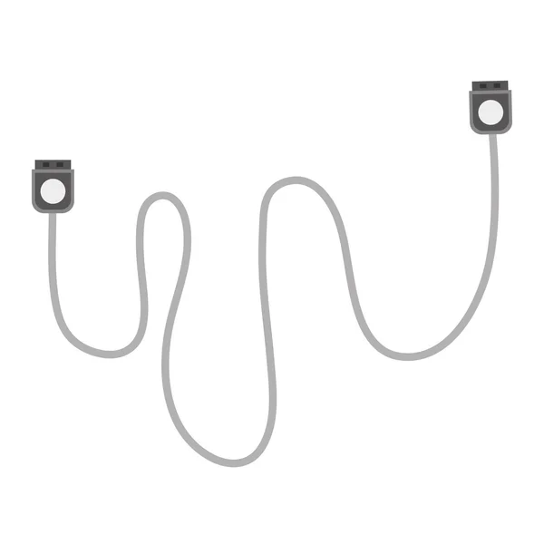 USB-Kabel-Symbol — Stockvektor