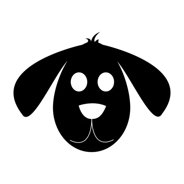 Χαριτωμένος σκύλος εικονίδιο καρτούν — Διανυσματικό Αρχείο