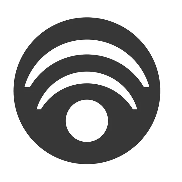 無線LAN信号アイコン — ストックベクタ