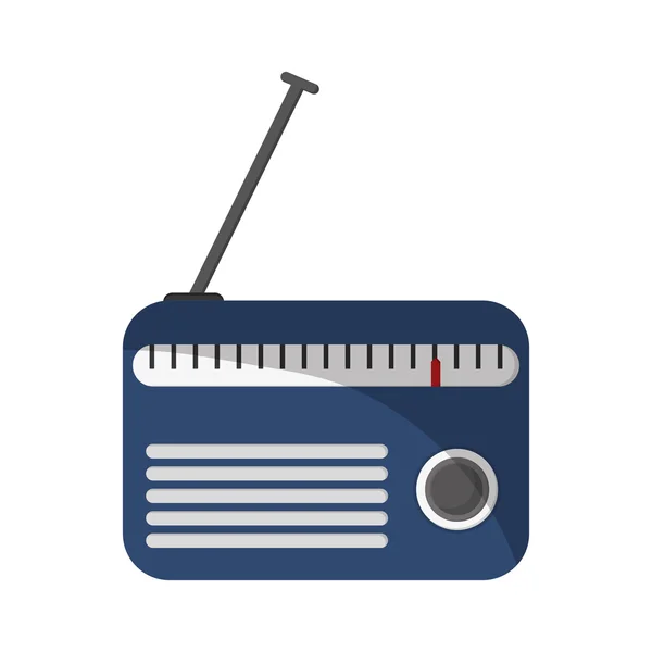 Icono de radio clásico — Vector de stock
