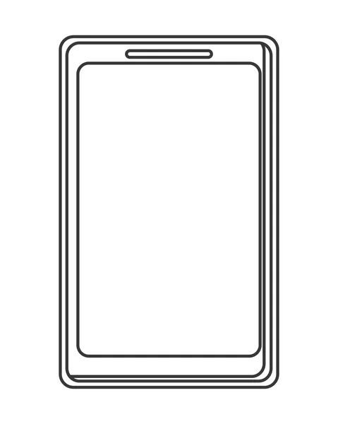Moderne mobiele telefoon pictogram — Stockvector