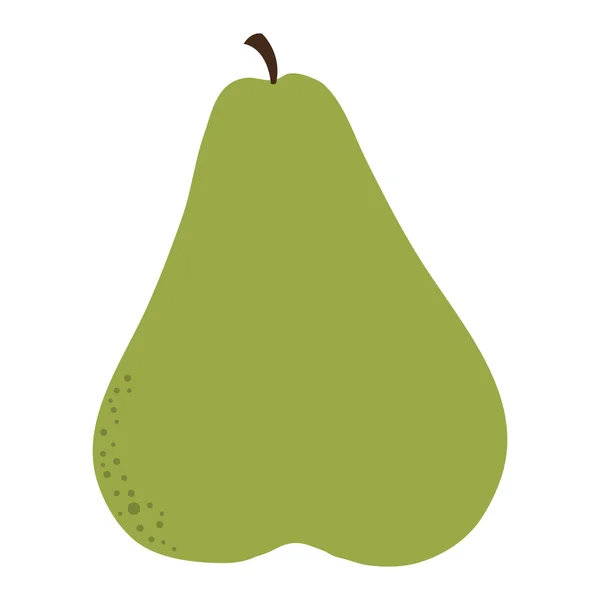 Whole pear icon — Stock Vector