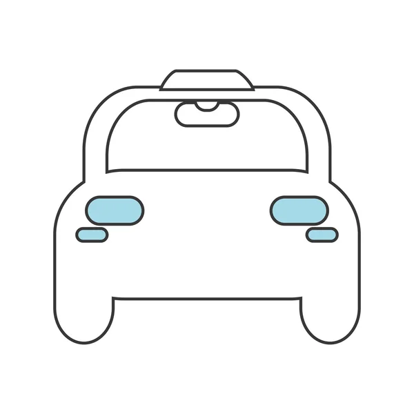 Táxi carro ícone — Vetor de Stock